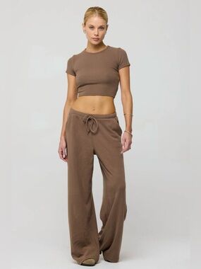 RESA The Chase Rib Pant in Chai Medium EUC 162